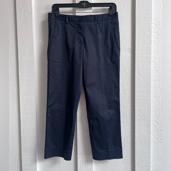 Miu Miu Cropped Navy Pants - Picture 1 of 7